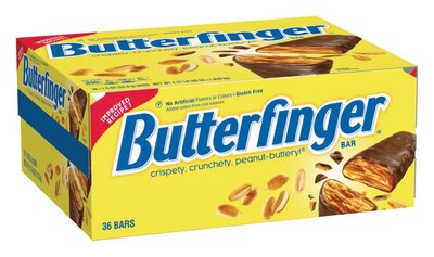 Butterfinger® Candy Bars, 1.9 oz. Bars, 36 Bars/Box