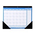 2020 Monthly Desk Pad Calendar, Blue and White, 11 x 8-1/2 (56442-20)