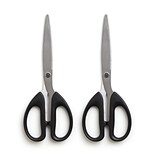 TRU RED™ 8 Stainless Steel Scissors, Straight Handle, Right & Left Handed, 2/Pack (TR55043)