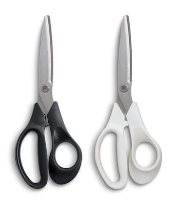 TRU RED™ 8 Stainless Steel Scissors, Straight Handle, 2/Pack (TR55030)