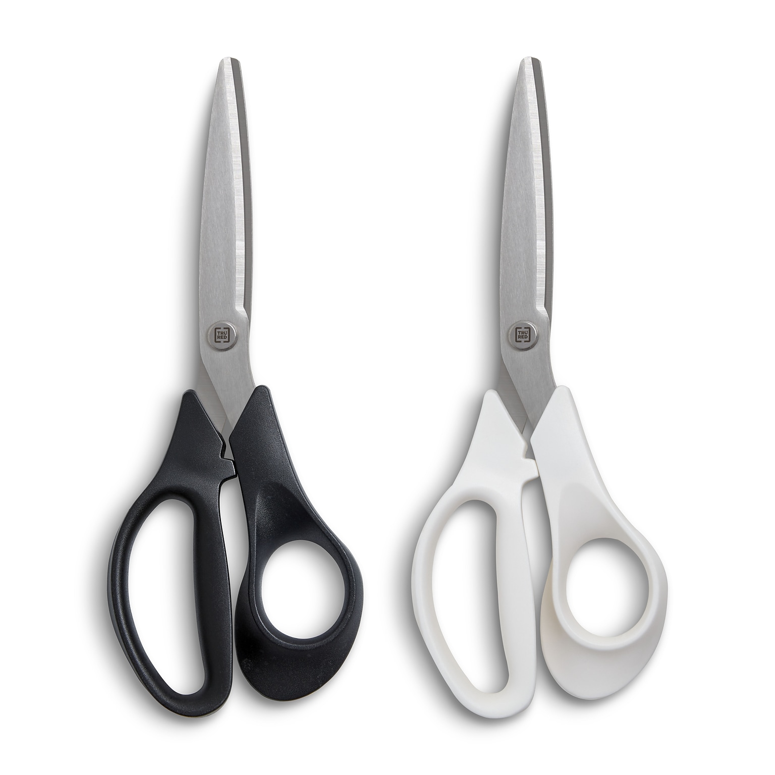 TRU RED™ 8 Stainless Steel Scissors, Straight Handle, 2/Pack (TR55030)