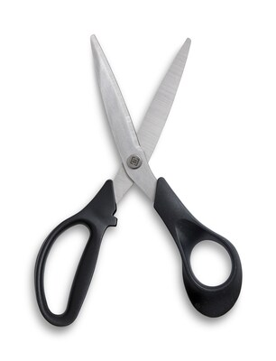 TRU RED™ 8" Stainless Steel Scissors, Straight Handle (TR55032)