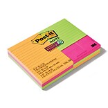 Post-it® Super Sticky Notes Combo Pack, Assorted Sizes, Rio Collection, 12 Pads (4642-12SSAU)