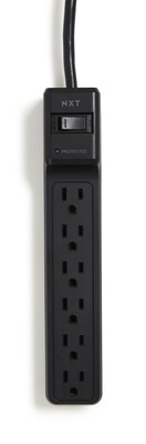 NXT Technologies™ 6-Outlet Surge Protector, 4' Cord, 600 Joules (NX54313)