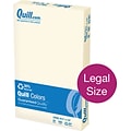 Quill Brand® 30% Recycled Multipurpose Colored Paper, 20 lbs., 8.5 x 14, Ivory, 500 Sheets/Ream (720583)
