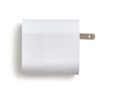 NXT Technologies™ Universal 2 USB Port Phone Charger, White (NX54349)