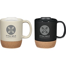 Custom Cork Base Ceramic Mug 14oz