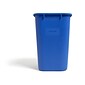 Coastwide Professional™ Plastic Indoor Recycling Container Without Lid, Blue Soft Molded Plastic, 7 Gallon (CW56432)