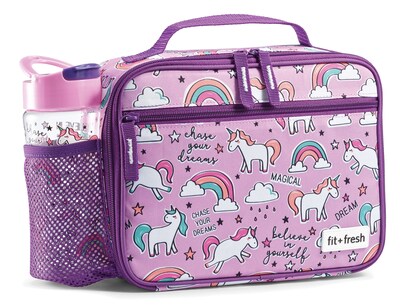 Jasmine Lunch Bag Set, Unicorn Doodle Repeat