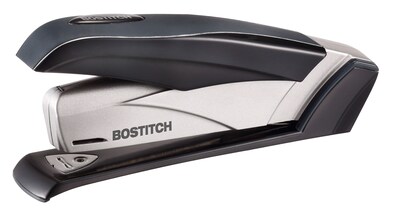 Bostitch Spring-Powered Premium Desktop Stapler, Fastening Capacity 28 Sheets, Black/Silver (1460)
