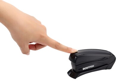 Bostitch Inspire Reduced-Effort Desktop Stapler, 15-Sheet Capacity, Black (AMAX1493)