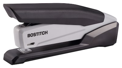 Bostitch EcoStapler™ Spring-Powered Desktop Stapler, 20-Sheet Capacity, Gray/Black (1710)