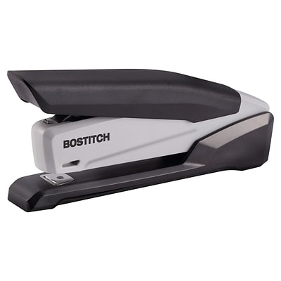 Bostitch EcoStapler™ Spring-Powered Desktop Stapler, 20-Sheet Capacity, Gray/Black (1710)