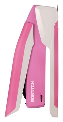 Bostitch InCourage™ Spring-Powered Desktop Stapler, 20-Sheet, Pink/White (1188)