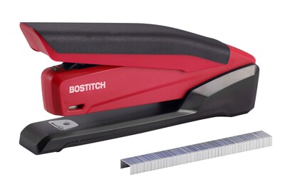 Bostitch PaperPro Desktop Stapler, 20 Sheet Capacity, Red/Black, Each (1124)