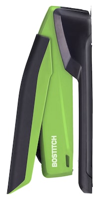 Bostitch InPower™ Spring-Powered Desktop Stapler, 20 Sheet Capacity, Green/Black (1123)