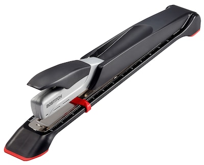 Bostitch Long Reach Stapler, 25 Sheet Capacity, Black/Silver (PPR1610)