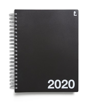2020 Staples 11H x 8W Appointment Book, Black (21487-20)