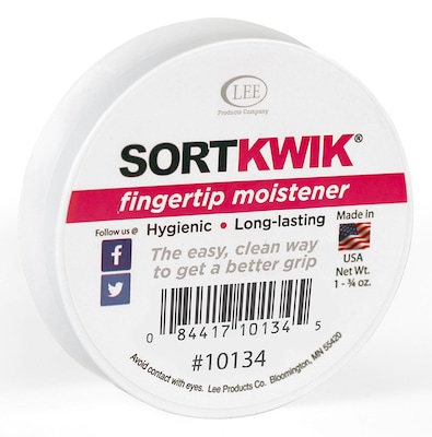 Sortkwik 1.75 oz. Fingertip Moistener, Pink (10134)