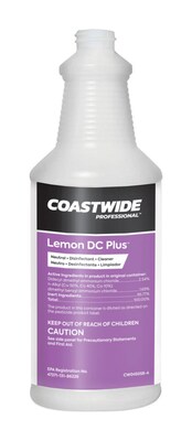 Coastwide Professional™ Lemon DC Plus 32 Oz. Bottle with Graduations (CW0450SB-A)