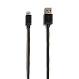 NXT Technologies 10 Ft. Braided Lightning to USB-A Charging Cable for iPhone/iPad, Black (NX54350)