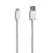 NXT Technologies™ 4 Ft. Braided Lightning to USB Cable, White (NX54355)