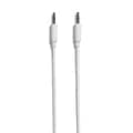 NXT Technologies™ 6 Ft. Braided Mini-phone Stereo 3.5mm Cable, White (NX54357)