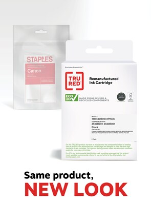 TRU RED™ Canon PGI-225PGBK (4530B007) Black Remanufactured Standard Yield Ink Cartridges, 2/Pack