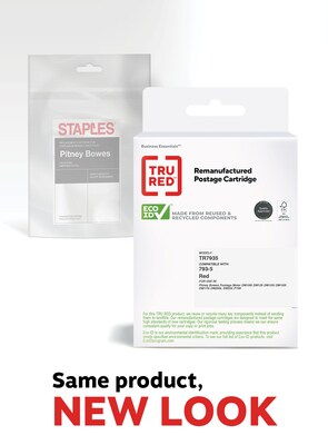 TRU RED™ Pitney Bowes (793-5) Red Remanufactured Standard Yield Postage Cartridge