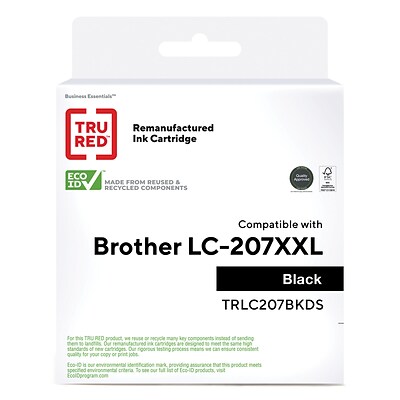 TRU RED™ Remanufactured Black Super High Yield Ink Cartridge Replacement for Brother (LC207XXL)