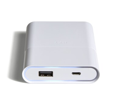 NXT Technologies™ 5000 mAh 1 USB Port PowerBank, White (NX55127)