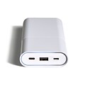 NXT Technologies™ 15000 mAh 2 USB Port PowerBank, White (NX55129)