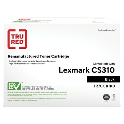 TRU RED™ Remanufactured Black High Yield Toner Cartridge Replacement for Lexmark 701HK (70C1HK0 70C0H10 80C1HK0)