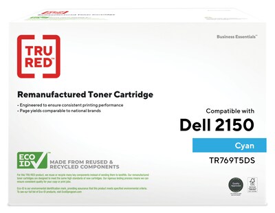 TRU RED™ Remanufactured Cyan High Yield Toner Cartridge Replacement for Dell (TR769T5)