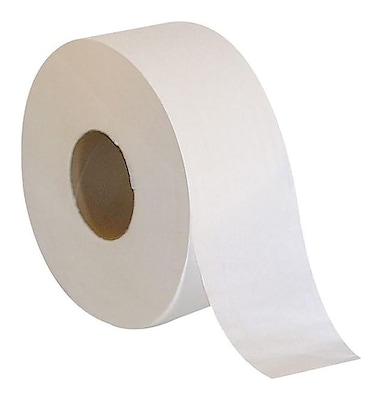 Coastwide Professional™ Recycled Jumbo Toilet Paper, 2-ply, White, 1000 ft./Roll, 6 Rolls/Case (CW20