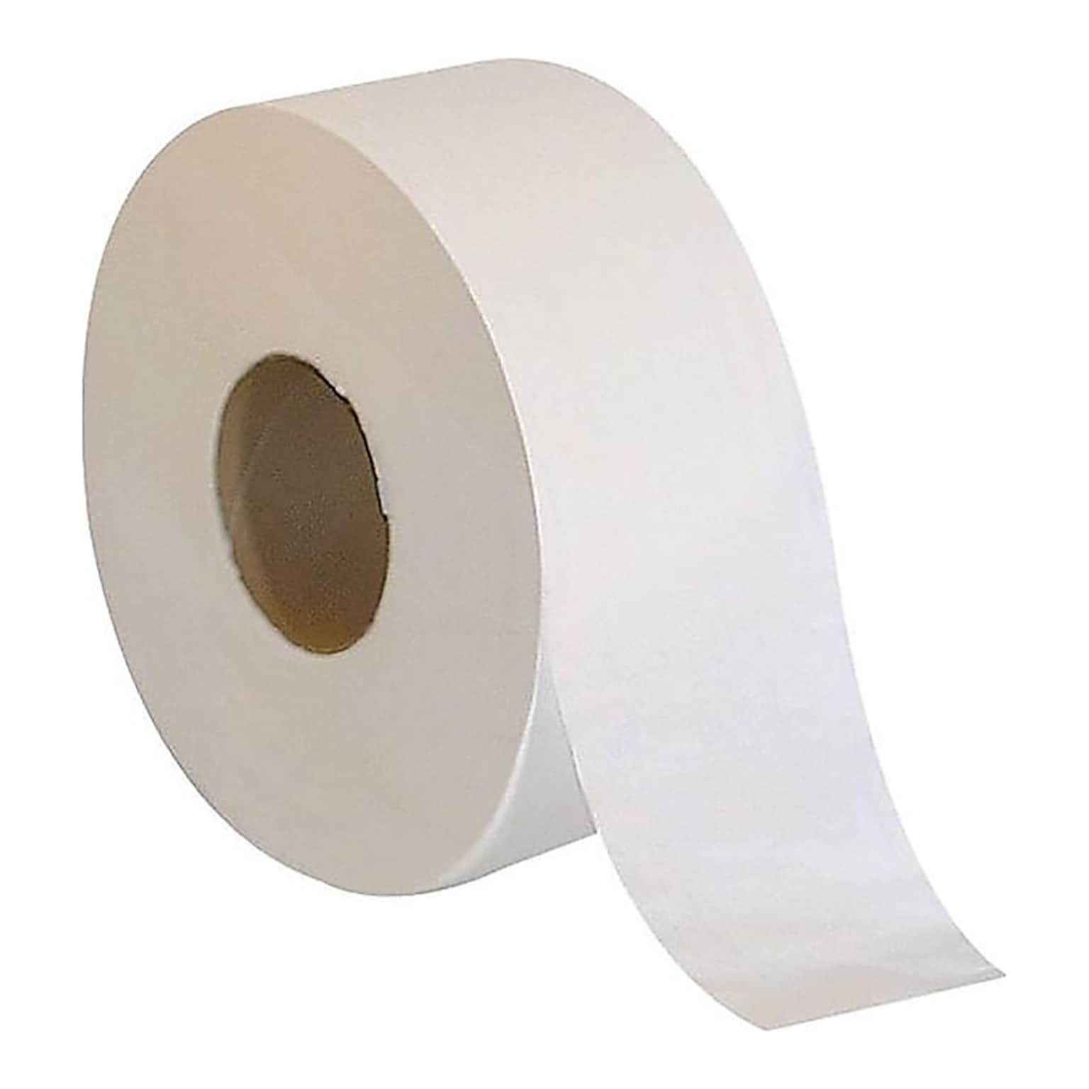 Coastwide Professional™ Recycled 2-ply Jumbo Toilet Paper, White, 1000 ft./Roll, 6 Rolls/Case (CW20190)