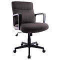 Quill Brand® Brookmere Fabric Manager Chair, Gray (56945)