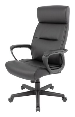 Quill Brand® Rutherford Luxura Manager Chair, Black (45608)