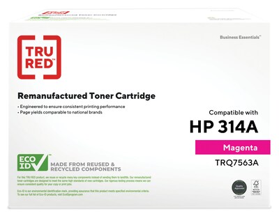 TRU RED™ Remanufactured Magenta Standard Yield Toner Cartridge Replacement for HP 314A (Q7563A)
