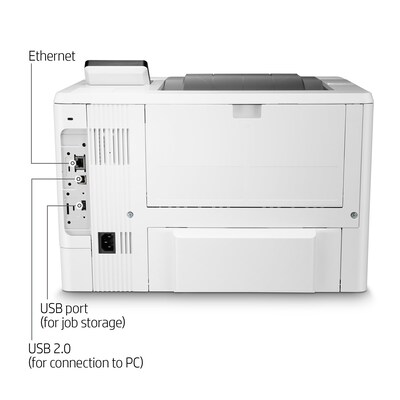 HP LaserJet Enterprise M507n Monochrome Laser Printer with Built-in Ethernet (1PV86A)