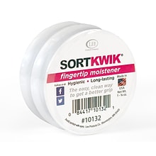 Lee Sortkwik® 1.75 oz. Fingertip Moistener, Pink, 2/Pack (10132)