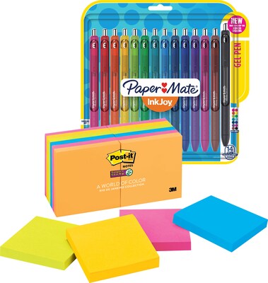 Post-it® Super Sticky Notes, Rio de Janeiro & Paper Mate® InkJoy® Gel Pens - Special Offer!
