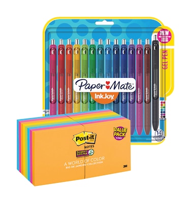 Post-it® Super Sticky Notes, Rio de Janeiro & Paper Mate® InkJoy® Gel Pens - Special Offer!