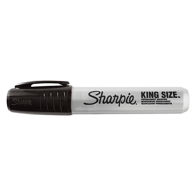 Sharpie King Size Permanent Marker, Chisel Tip, Black (15001)