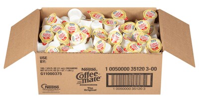 Coffee mate Original Liquid Creamer, 0.38 oz., 180/Carton (NES18002)