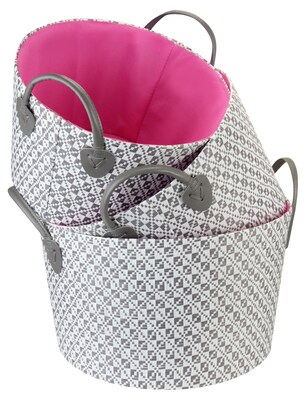 3 Piece Round Storage Basket Set