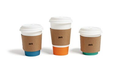 Perk™ Paper Hot Cup Sleeves, Brown, 1000/Carton (PK56227CT)