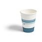 Perk™ Paper Hot Cup, 12 Oz., White/Blue, 500/Carton (PK54367CT)