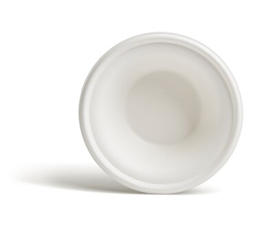 Perk™ PFAS-Free Compostable Paper Bowls, 12 Oz., White, 125/Pack (PK61285)