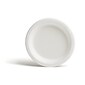 Perk™ Compostable Paper Plates, 6", White, 250/Pack (PK61286)